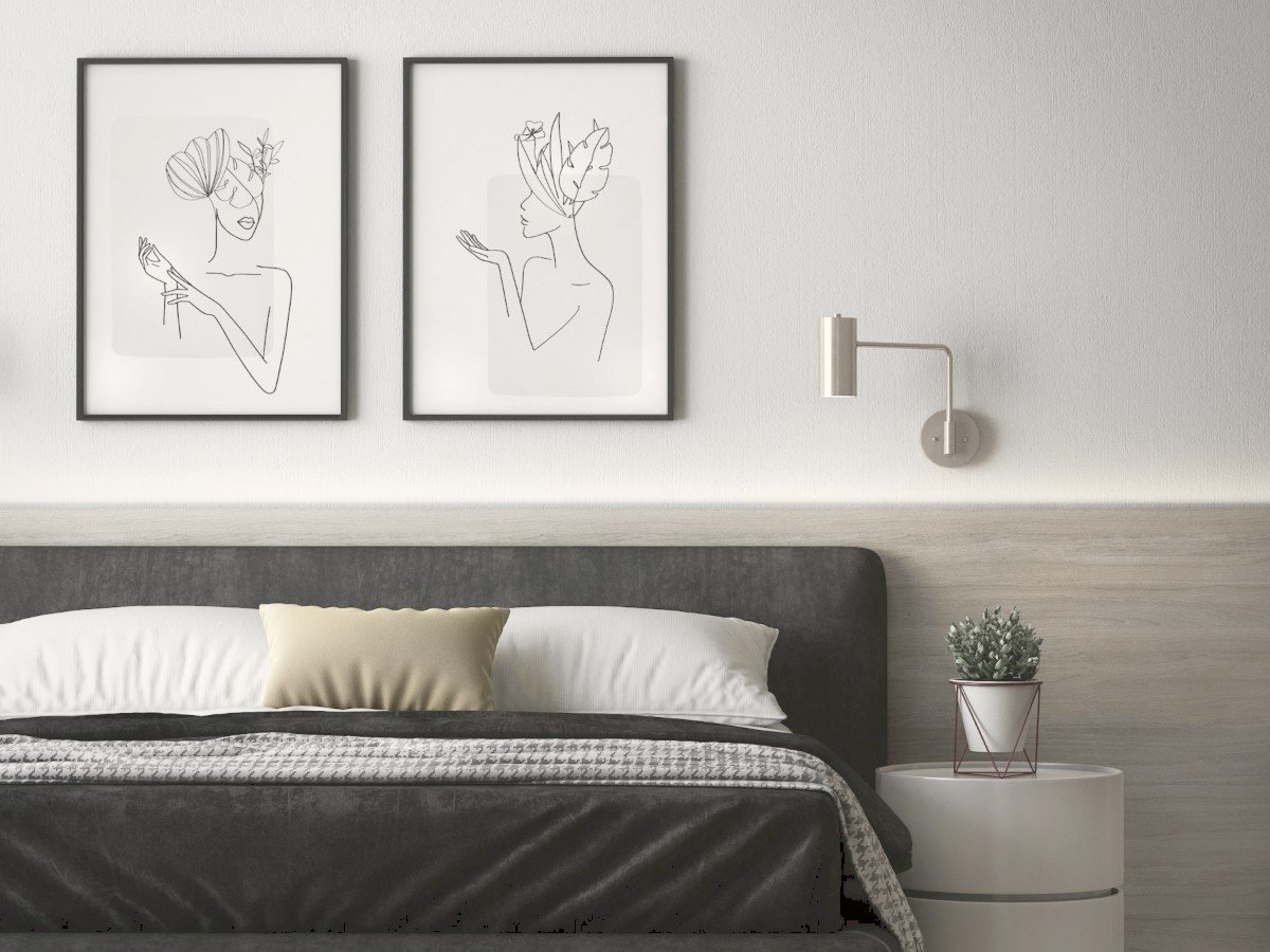 Bedroom interior project delivered in Delhi NCR