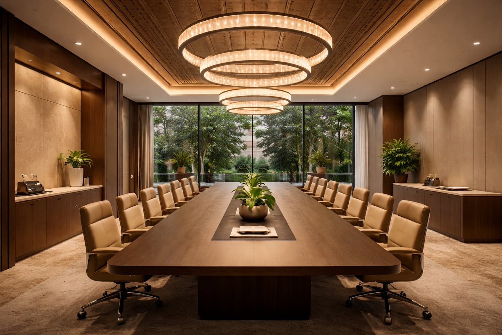 Luxury corporate workspace interior design by Artistic Dimension